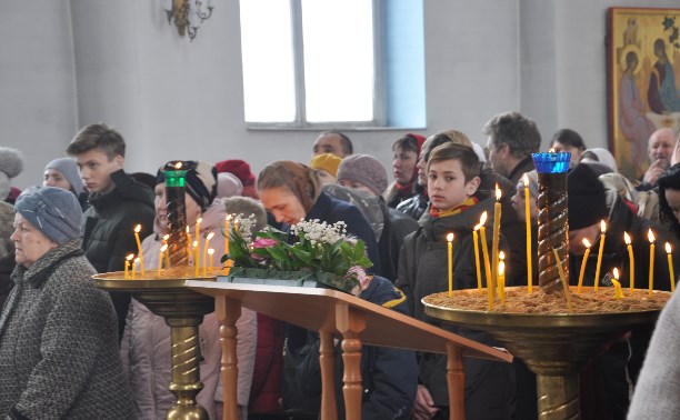 Благовещение в Свято-Казанском храме города Тулы 7 апреля 2019 года