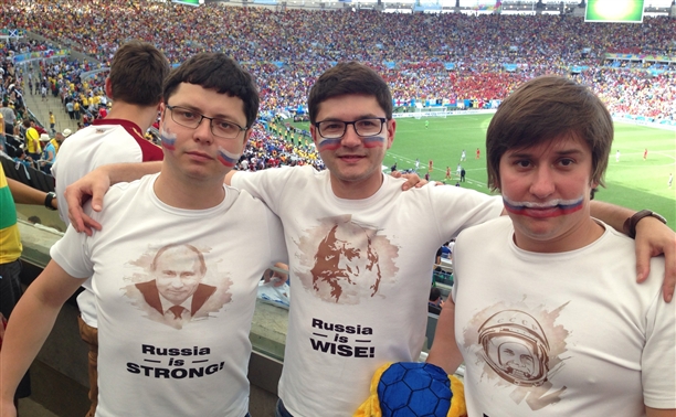 На матче Россия-Бельгия в Рио туляки пели «Катюшу»