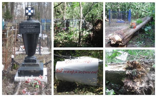 Факты и мистика: На старинном кладбище в Туле разгулялась стихия