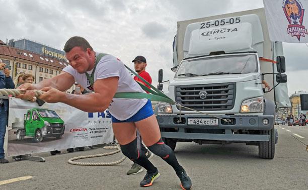 «Сила Тулы»: многотонный грузовик, гири по 240 кг и другие испытания для стронгменов