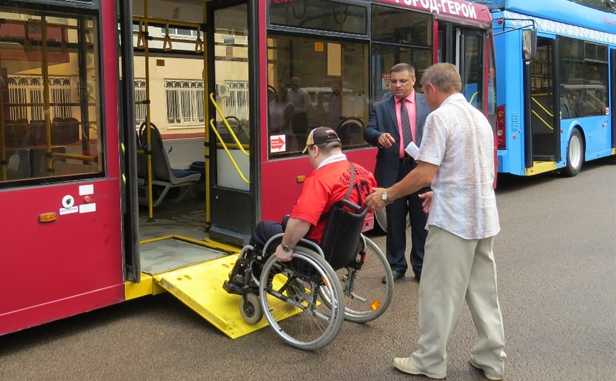 Тульские троллейбусы проверили на предмет доступности для маломобильных групп населения