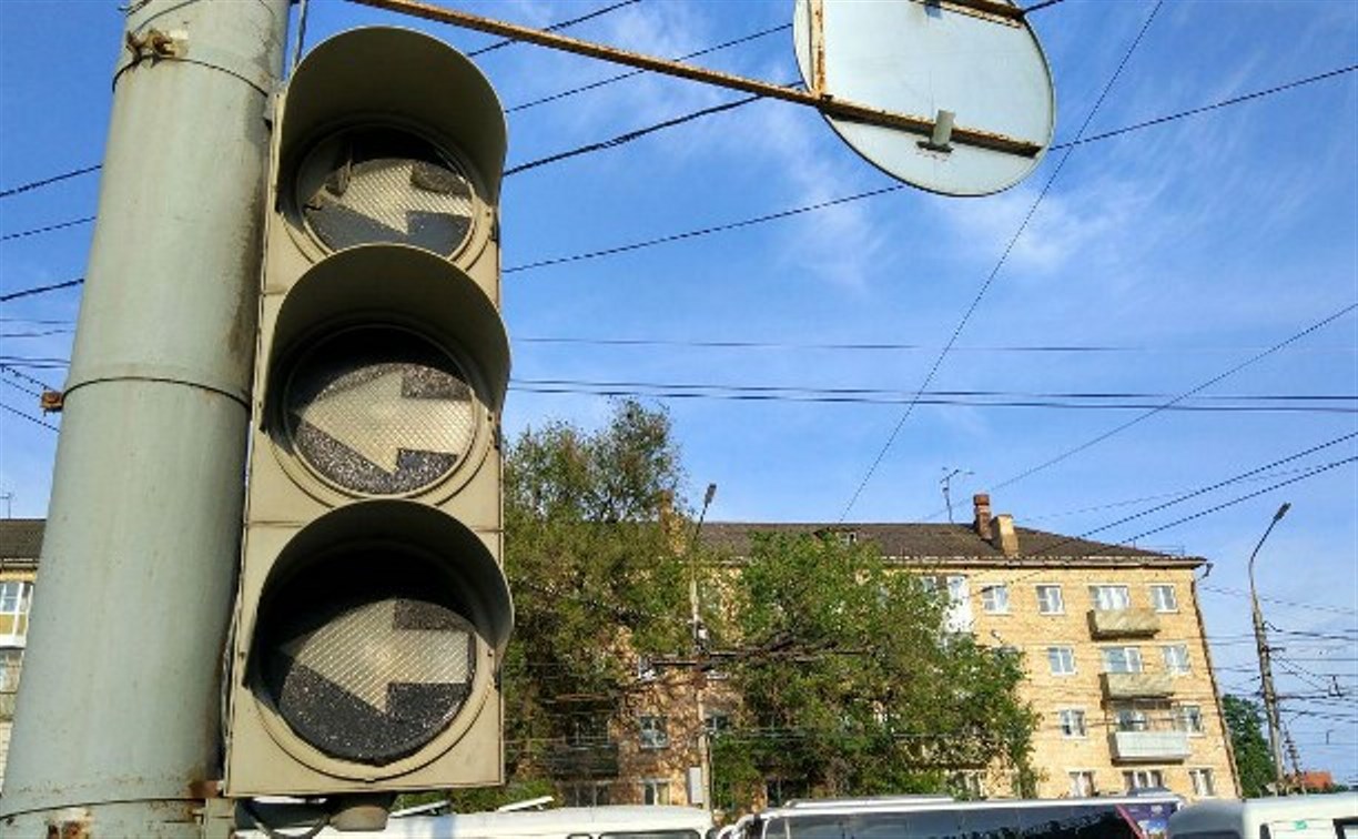 В Туле на проспекте Ленина не работает светофор