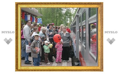 Детская железная дорога Новомосковска открыла новый сезон