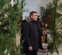 Алексей Дюмин посетил Рождественское богослужение