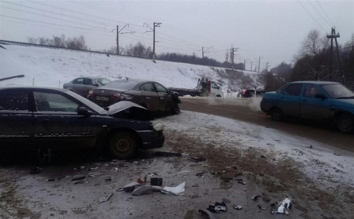 6 января в Тульской области произошло 14 ДТП с пострадавшими