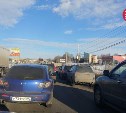 В Туле на ул. Рязанской из-за ДТП образовалась пробка