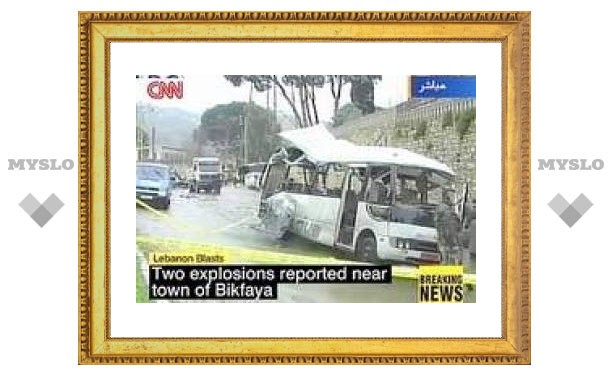 В Ливане взорваны два автобуса