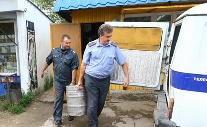 За неделю полицейские изъяли около 1 300 литров алкоголя 