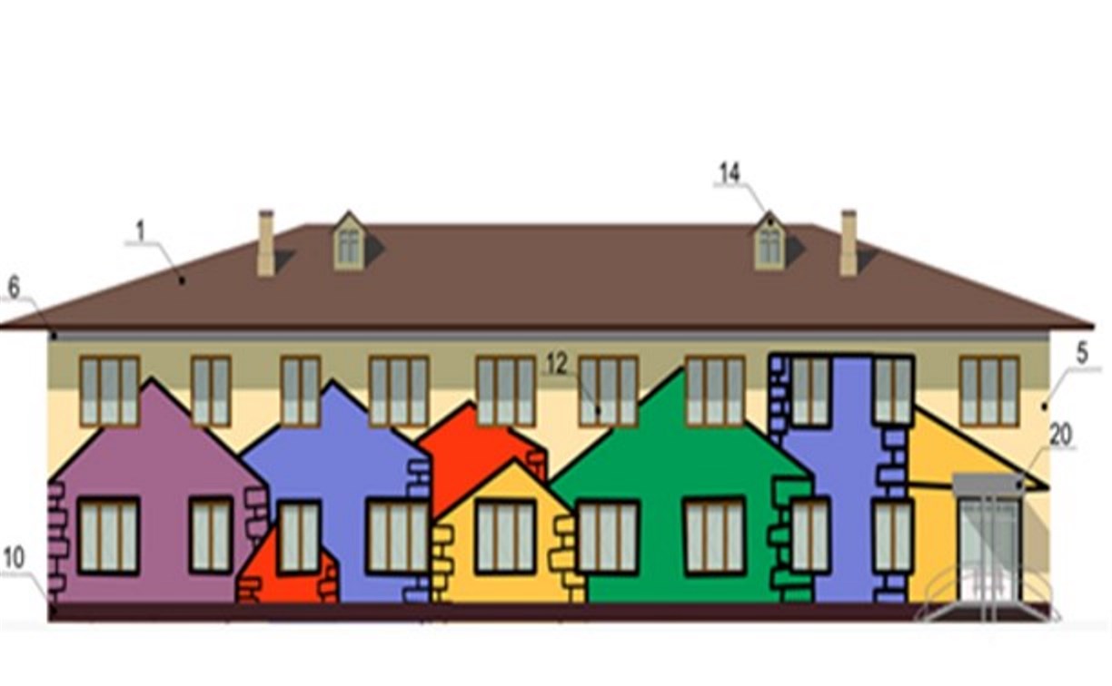 В Привокзальном районе фасады домов раскрасят в цвета радуги