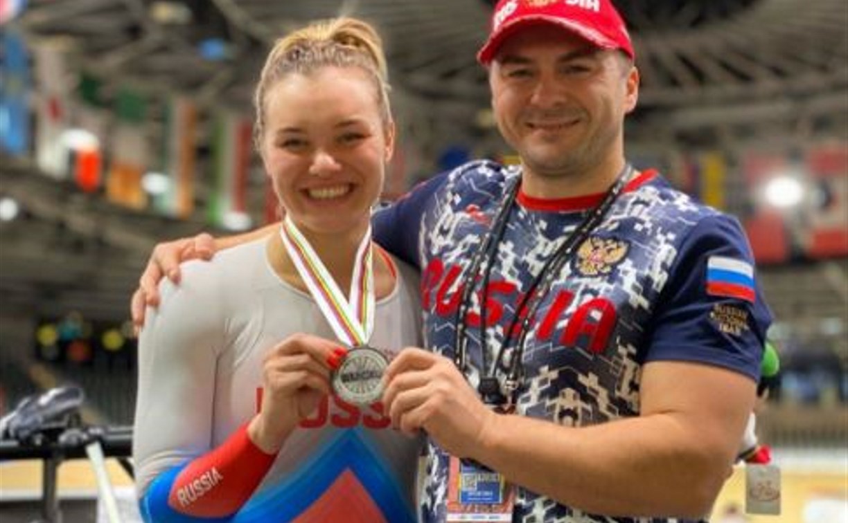 Тульская велосипедистка Анастасия Войнова завоевала серебро чемпионата мира