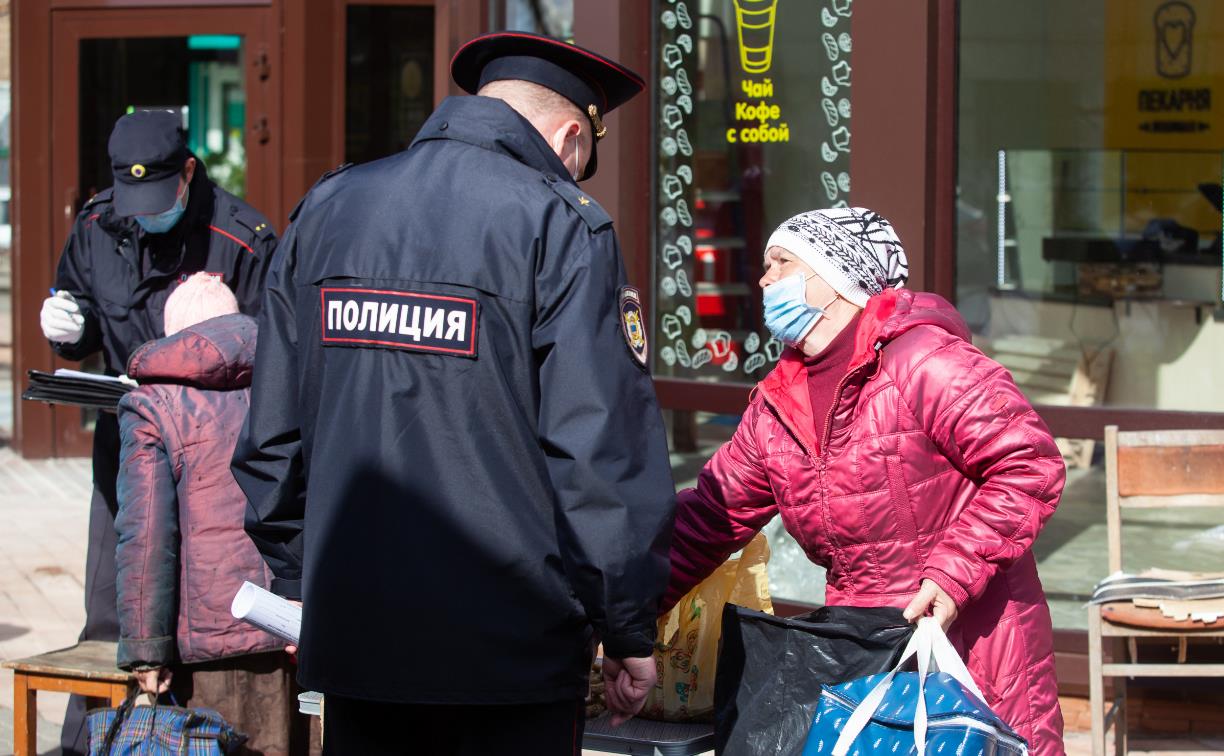 Рейд в Туле: полицейские проверили пенсионеров на улицах
