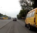 В Туле на Новомосковском шоссе сняли целую полосу нового асфальта