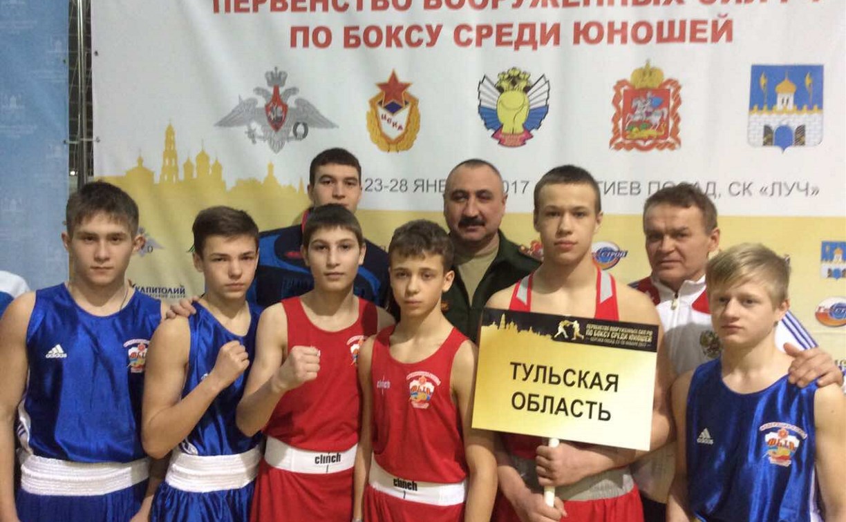 Тульские боксеры привезли медали с первенства Вооруженных Сил РФ 