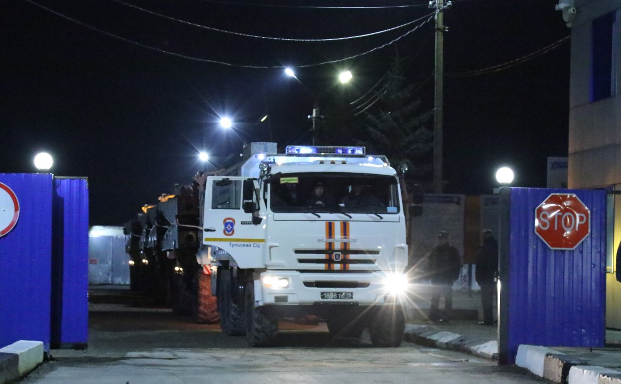 Тульские спасатели помогут ликвидировать последствия стихии в Краснодарском крае