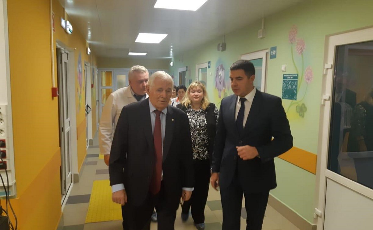 Леонид Рошаль высоко оценил новый корпус Тульской детской областной больницы