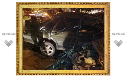 Свидетель ночной аварии в центре Тулы: "Hyundai Getz и ВАЗ 2115 не подлежат восстановлению!"