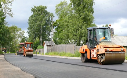 В Заокском районе практически закончен ремонт дорог 