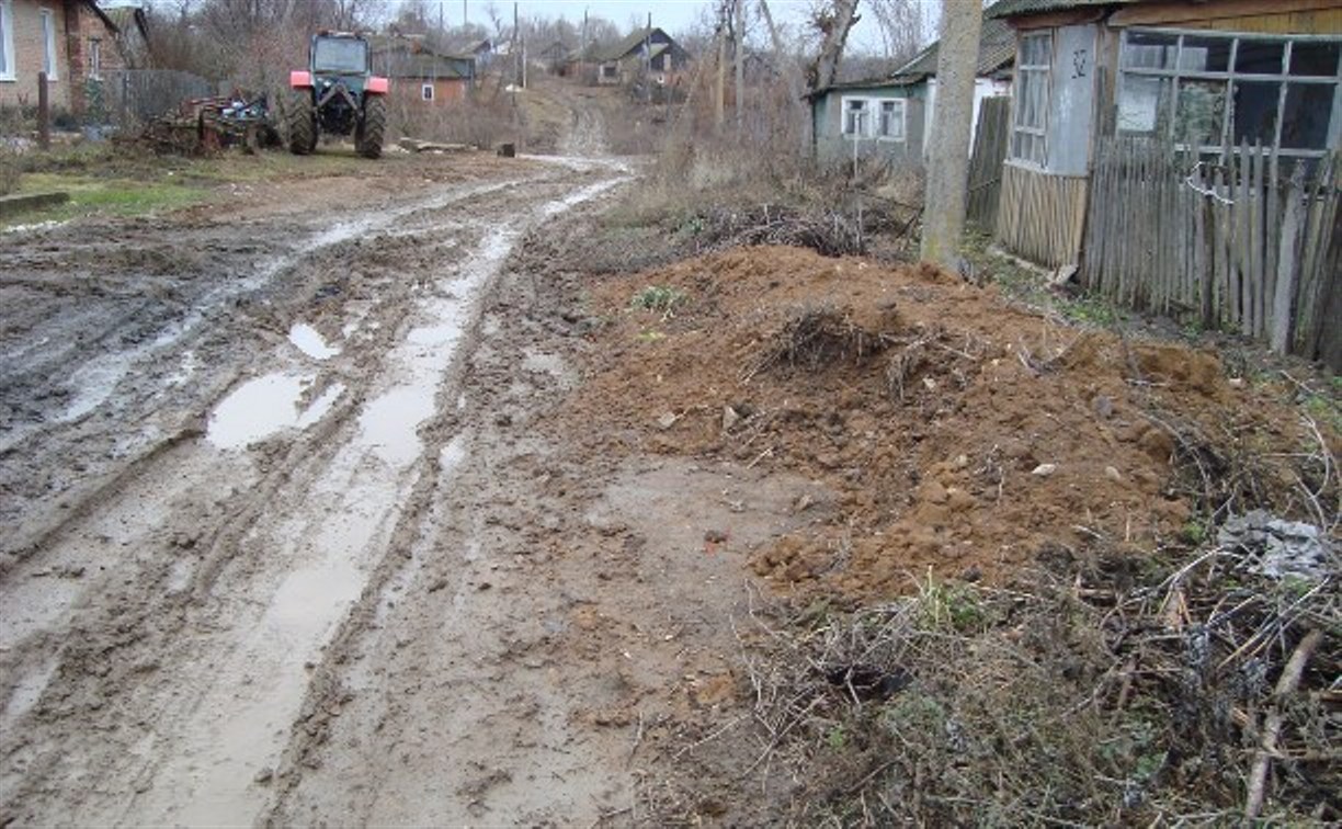 Жители села Мишенское оказались «отрезанными от мира» из-за бездорожья