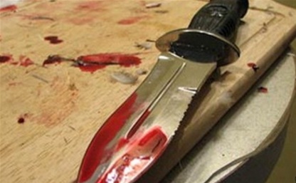 В Кимовском районе пьяная женщина напала с ножом на своего знакомого