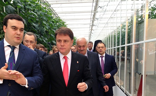 Губернатору Тульской области понравились новомосковские овощи