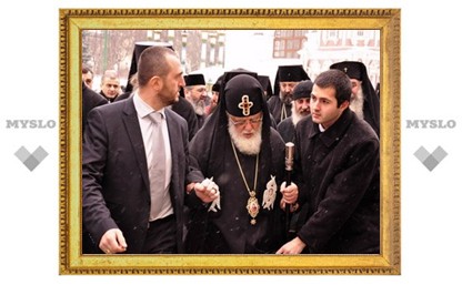 Предстоятель Грузинской Православной Церкви посетил Троице-Сергиеву лавру