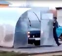 В Тульской области на улице замечена «Нива-танк-парник»: видео