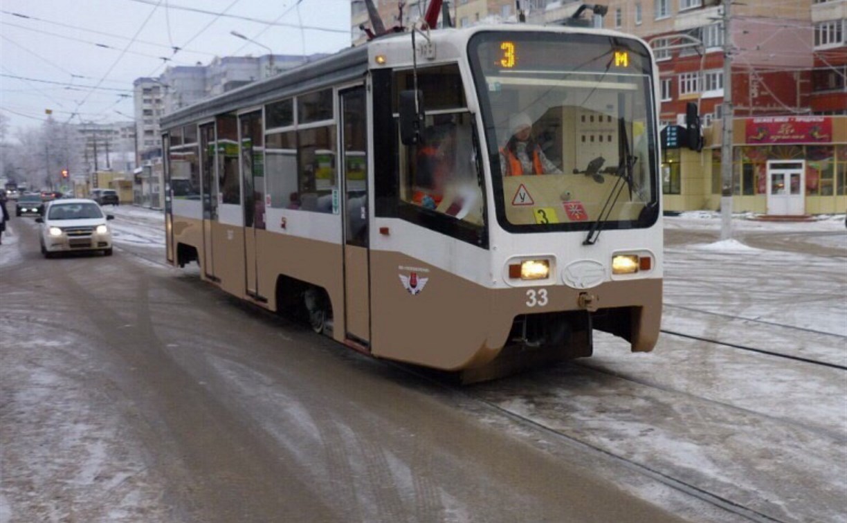 По Туле поехали «московские» трамваи