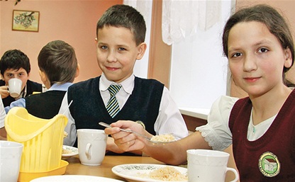 Что едят дети в школьной столовой?