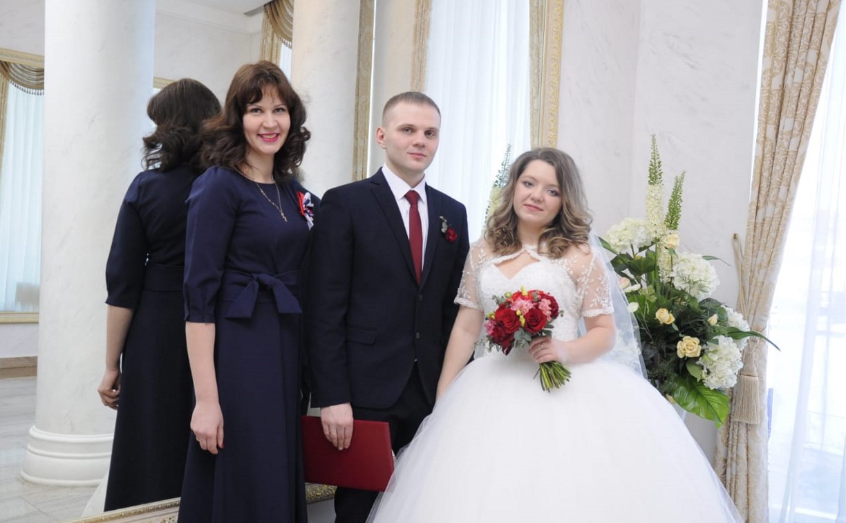 В День святого Валентина в Туле поженились 14 пар