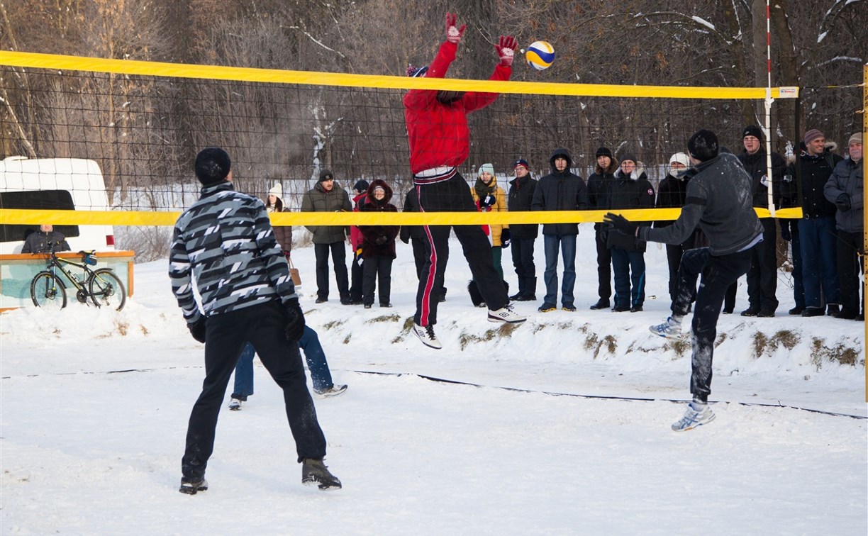 В Туле пройдет турнир по пляжному волейболу на снегу