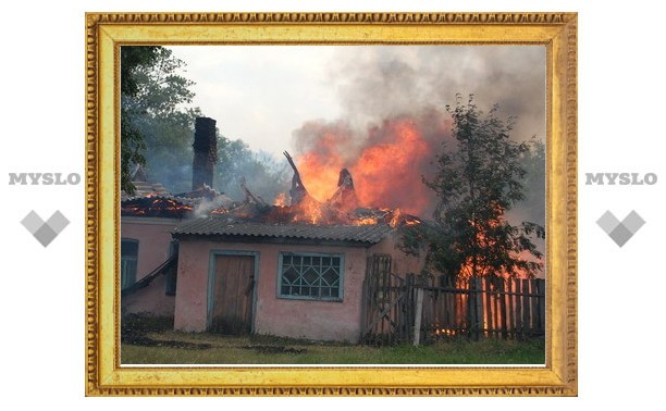 Атипичная жара чуть не сожгла киреевскую деревню