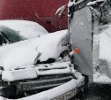 На трассе в Тульской области столкнулись три автобуса, два грузовика и легковушка
