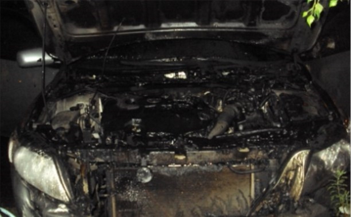 Туляк получил ожоги, пытаясь потушить свой автомобиль
