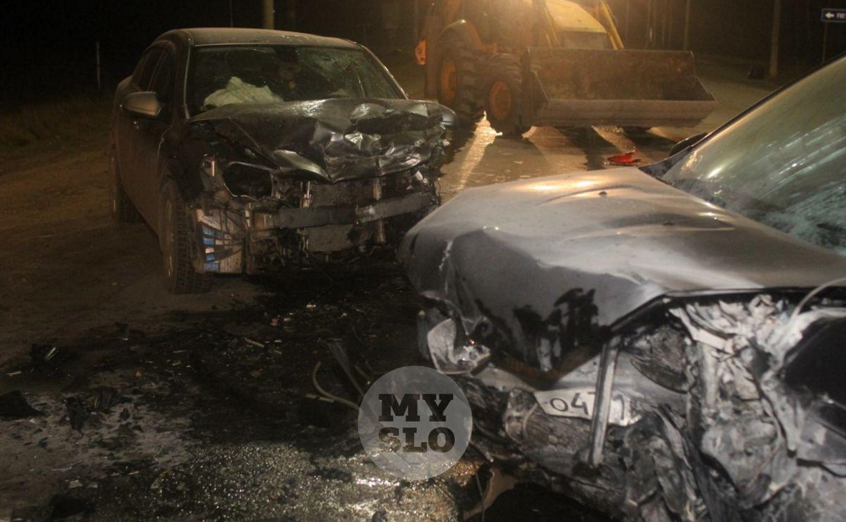 В лобовом столкновении на Одоевском шоссе пострадали два человека