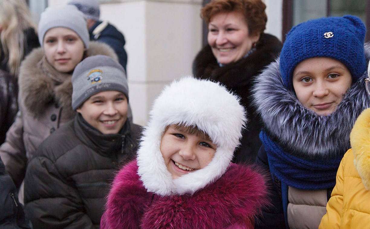 Дети из Тульской области отправились в Москву на Кремлевскую елку