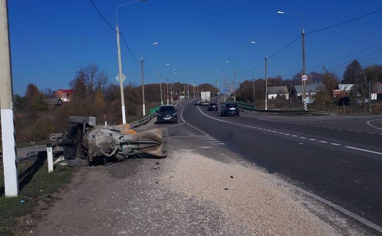 В ДТП на трассе М-2 «Крым» пострадал молодой человек