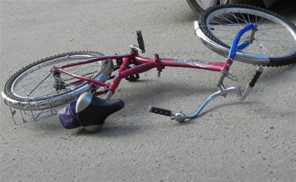 Под Тулой гаишник на мотоцикле сбил велосипедиста