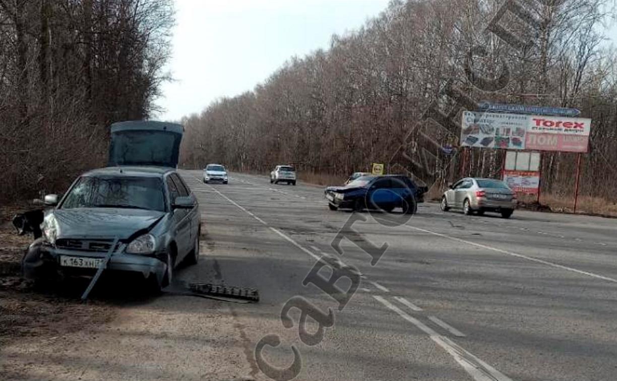 В ДТП на автодороге Тула – Новомосковск пострадали два человека