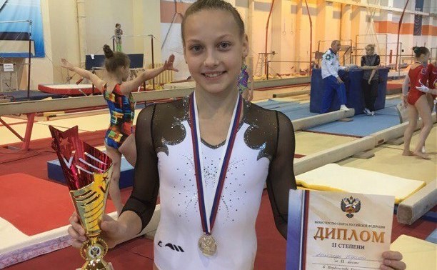 Тульская гимнастка завоевала серебро на первенстве России