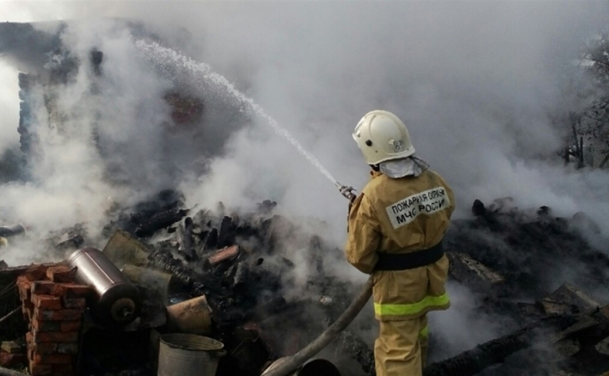 На пожаре в Ясногорском районе погибла пенсионерка