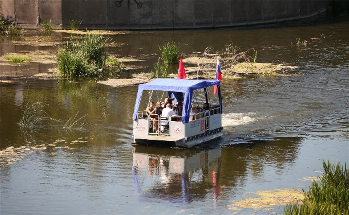 Часовая прогулка по Упе на водном трамвайчике будет стоить 500 рублей