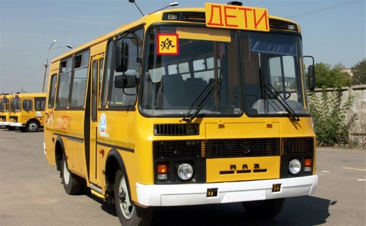 В России детские автобусы оборудуют проблесковыми маячками