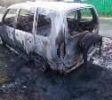 В Заокском районе рано утром сгорела «Нива-Шевроле»