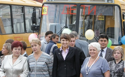 По области будут курсировать желтые школьные автобусы