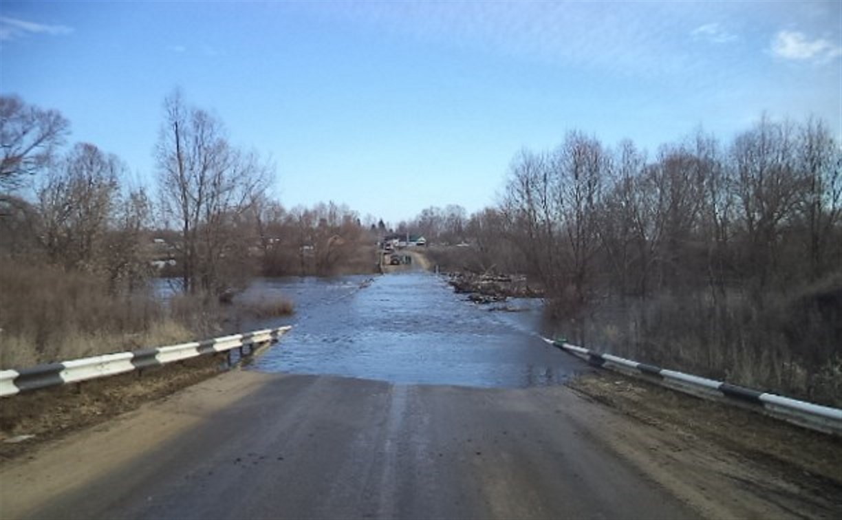 Из-за весеннего паводка в Тульской области может затопить 20 мостов