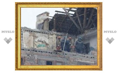 В Ефремове взорвался дом