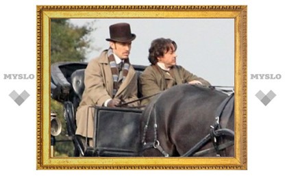 Опубликованы первые фото со съемок "Шерлока Холмса 2"