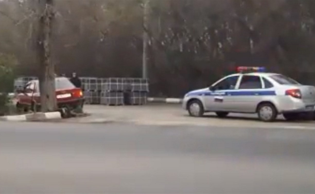 В Новомосковске пьяный водитель из Орловской области пытался скрыться от ДПС