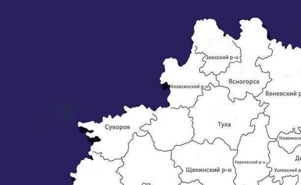 Названы самые зараженные коронавирусом города Тульской области: карта на 7 июня