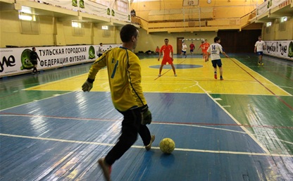В чемпионате Тулы по мини-футболу среди любителей прошли очередные игры